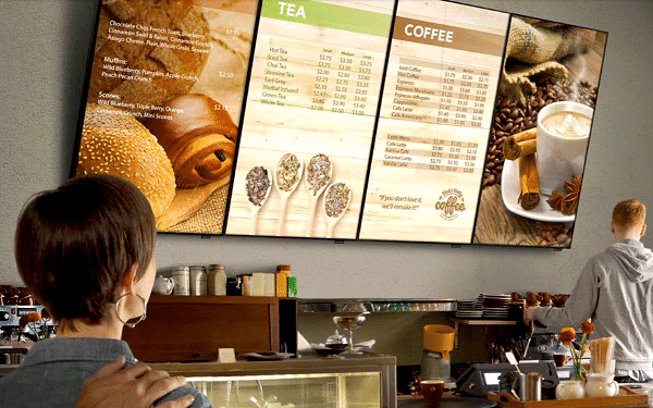 carteleras y menús en restaurantes hostelería